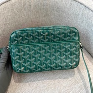 【97新 ✨ 全網最低價！】Goyard戈雅 Cap-Vert相機包 綠色老花 小號