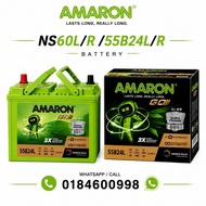 [Installation Provided] Amaron Go NS60L  55B24L  Car Battery Bateri Kereta  Vios Yaris  City Civic C