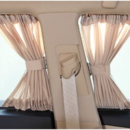 Aluminum Shrinkable Windowshade Curtain For Auto Car Front Rear Windows  SUV MPV Truck  Side Window 