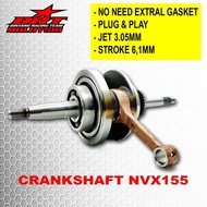 NVX155 V1/V2 & NMAX155 V2 BRT RACING CRANKSHAFT ASSY *  JET ROD 3.5mm / STORE 6.1MM *
