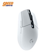[แถมฟรีแผ่นรองเมาส์] LOGITECH GAMING MOUSE G304 WHITE WIRELESS LIGHTSPEED USB BATTERY AAx1 200 - 120