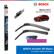 BỘ GẠT MƯA BOSCH AEROTWIN EURO SET A398S 24" & 18": MAZDA CX8 ĐỜI XE 2019 ĐẾN NAY
