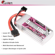 CD3S1100140 // Coddar 3S 11.1V 1100mAh 140C XT60 LiPo Battery