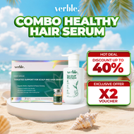 VERBLE Combo Healthy Hair Serum Hair Growth Serum + Dandruff Shampoo