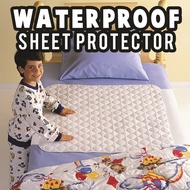 LAPIK TILAM KALIS AIR / LAPIK TILAM ANAK TERKENCING MALAM /  WATERPROOF SHEET PROTECTOR