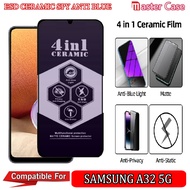 Tempered Glass SAMSUNG A32 5G Ceramic ESD Blue Anti SPY Screen Protector