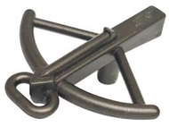 【磚樂】LEGO 樂高 2570 6268844 Crossbow 珍珠深灰 十字弓