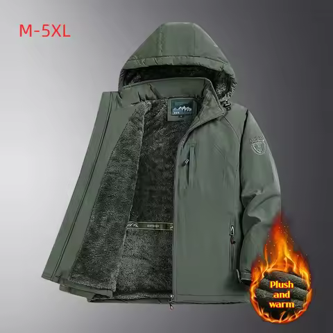 Men's Winter Jacket Men's Windproof Jacket Waterproof Jacket Outdoor Casual Thick Jacket New Jacket 