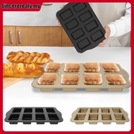 Mini Loaf Pan 8 Cavity Nonstick Small Bread Pan Carbon Steel Mini Brownie Pan Versatile Mini Bread L