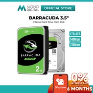 Seagate BarraCuda 3.5" Internal HDD Desktop PC Hard Drive 1TB 2TB 4TB 8TB SATA Hard Disk [7200RPM / 