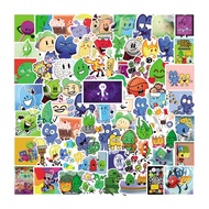 125pcs BFDI Game Theme Sticker Pack, Cartoon Cute Aesthetic Vinyl Stickers For Water Bottles, Laptop