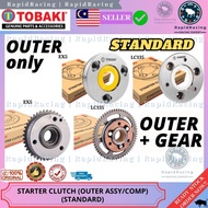 TOBAKI STANDARD STARTER ONE WAY CLUTCH BEARING OUTER+GEAR BELANG150R GSX110 SHOGUN FL125 SMASH REVO 