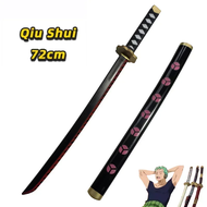 {tygkjgk} 72cm Zoro Katana Sandai Kitetsu Sword Wooden Ninja Blade Anime Cosplay Prop Real Size Japa