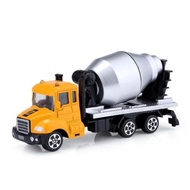 CONCRETE MIXER TRUCK EMULATION MODEL TOY (EARTHY)