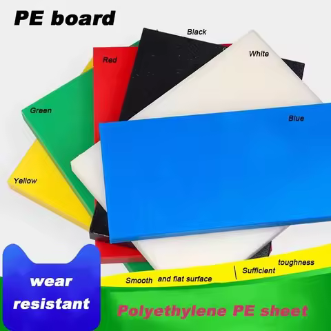 HDPE UPE Polyethylene Flat Sheet Food Grade Wear Resistant Plastic Board CNC Carving Processing