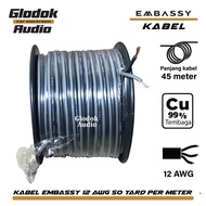 Embassy Speaker Cable 50 yards 12 GA 2 田 3.31 mm2 cable 12 awg Per Meter