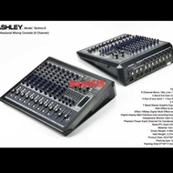 Mixer audio ashley techno8 techno 8 garansi original