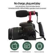 通用單反相機採訪心形麥克風錄音手機拍攝Vlog麥克風  gymckp Universal DSLR Camera Interview Cardioid Microphone  Recording Mo