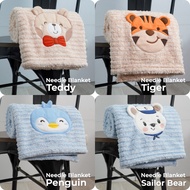 Cuit x Kintakun Needle Blanket Selimut Karakter Anak Ukuran 76 x 102