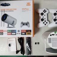 X10 plus Game Projector Smart 4K HD Wireless Same Screen HY300 Projector Retro Arcade