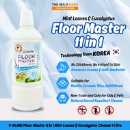 Y-Slimz Floor Master 11in1 Mint Leaves &amp; Eucalyptus Essential Oil Cleaner 1000ml (Natural Insect Repellent Cleaner)