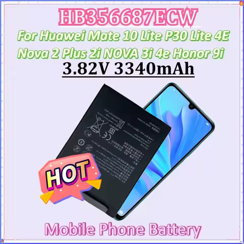 For Huawei Mate 10 Lite P30 Lite 4E Nova 2 Plus 2i NOVA 3i 4e Honor 9i Batteries HB356687ECW 3.82V 3