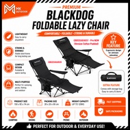 BLACKDOG Foldable Lazy Chair Camping Outdoor Load Bearing 120kg Four Gear Recliner Chair Kerusi Mala