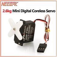JX 2.6kg Mini Coreless Servo PDI-HV0903MG Digital Metal Gear DC6~7.4V Micro Motor For RC Car Fixed W