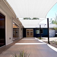 420D White Awnings Sunshade Sail Cloth Waterproof Oxford Garden Rectangle/Square Sun Shade 98%UV pro