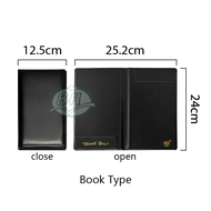 Leather Type Cash Bill Folder/ Buku Bil/ Cash Bill Book/ Menu Cash Bill Holder/ Bill Book/ Pemegang 