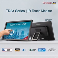 ViewSonic TD2223-2 22 Inch 1080p 10-Point Multi IR Touch Screen Monitor with Eye Care HDMI VGA DVI