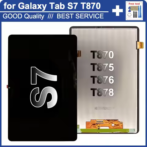 11" Tested New LCD for Samsung Galaxy Tab S7 LCD Display Touch Screen Replacement for Samsung SM T87