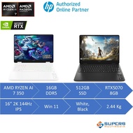 HP OMEN Gaming Laptop 16-AP0057AX, 16-AP0058AX (AMD Ryzen™ AI 7, 16gb ddr5 ram, 512gb ssd, RTX5070, 