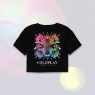 Coldplay Croptee | Coldplay Band Croptee | Coldplay Croptop | Crop Top | Oversized Crop t-shirt| Col