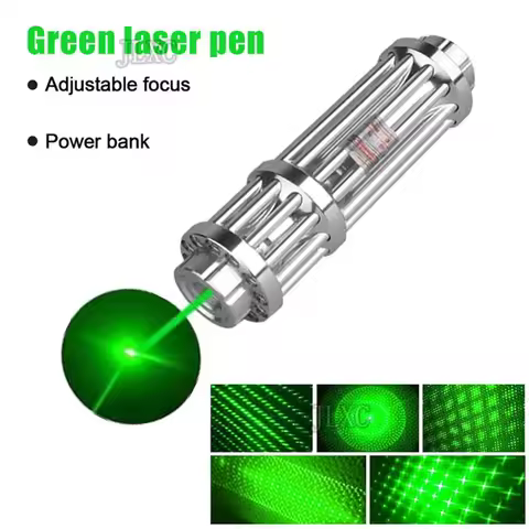 (Do not provide batteries) Green Red Laser Pointer Teaching Tool Pet Automatic Cat Toys Laser Focus 