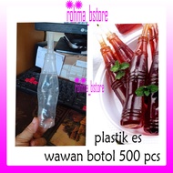 Plastik Es Wawan 500 pcs murah - Plastik Es Wawan Botol 500 pcs - Plastik Kemasan Es - Plastik Wawan