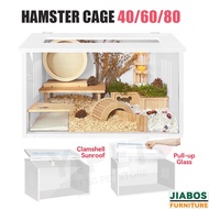 Hamster Large Chinchilla Guinea Pig Thermal Insulation Waterproof Pet Cage (40/60/80CM）