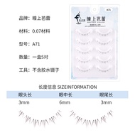 【Shipment within 24 hours‌】Natural Lower Lash Clusters Styles A11 A66 A67 A71 Effortless Flare Under