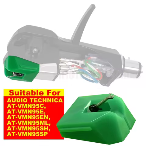 vm95e Replacement Stylus AT-VMN95ML LP Vinyl Record Player Needle for AT-VM95ML AT-VMN95C VMN95E VMN