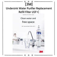 3M Undersink Water Filter Purifier Replacement USF-C | Original Refill Cartridge | Easy Install Drin