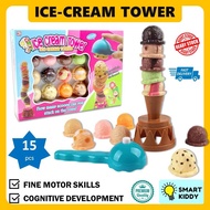 Ice-cream Toys Ice cream Tower Ice cream Toy Ice cream Stacking Toys for girls Toys for kids Birthda