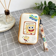 Cute SpongeBob Earpods Pouch earphones lipstick pouch for earpods with Hand Strap coinpurse