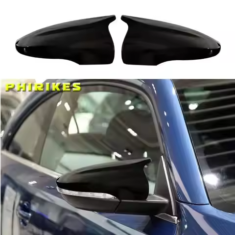 For VW JETTA MK6 Volkswagen Passat B7 Scirocco Beetle CC Eos Rearview Mirror Cover Add on 2X Side Wi
