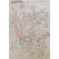 Kawasaki KRZ Cylinder Part NOS *Original* #16