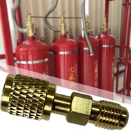 R32 Brass Adapter Low Loss For R32 R454B Refrigerant Tanks Mini Split Systems