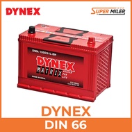 Dynex Matrix DIN66 Car Battery (Maintenance-Free and 12 Months Warranty)