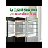 Non Toxic Glass Display Cabinet Medal Trophy Exhibition Cabinet Sample Container Model Counter Jewel