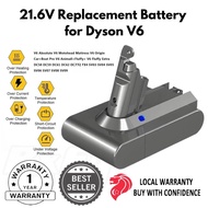 Dyson V6 Replacement Battery 21.6V Li-ion Battery Vacuum Cleaner DC58 DC59 DC61 DC62 DC74 SV09 SV07 