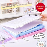 A4 File Box Multi-Function Clipboard Folder with Storage Opening Clipboard Folder: