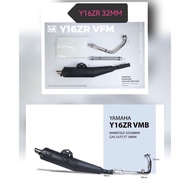 Y16ZR EXHAUST CJ IPOH VFM 32MM VMB 32X28MM STANDARD OPEN Y16ZR EXZOS CJ IPOH SNIPER 155 EXHAUST PIPE